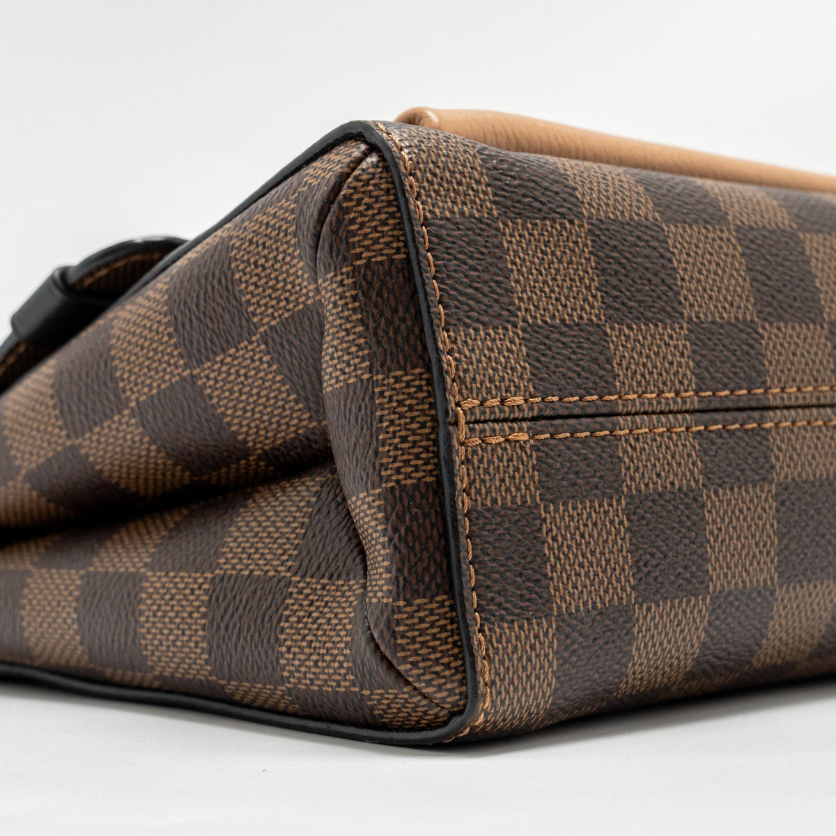 LOUIS VUITTON VAVIN PM DAMIER EBENE CANVAS BEIGE GHW