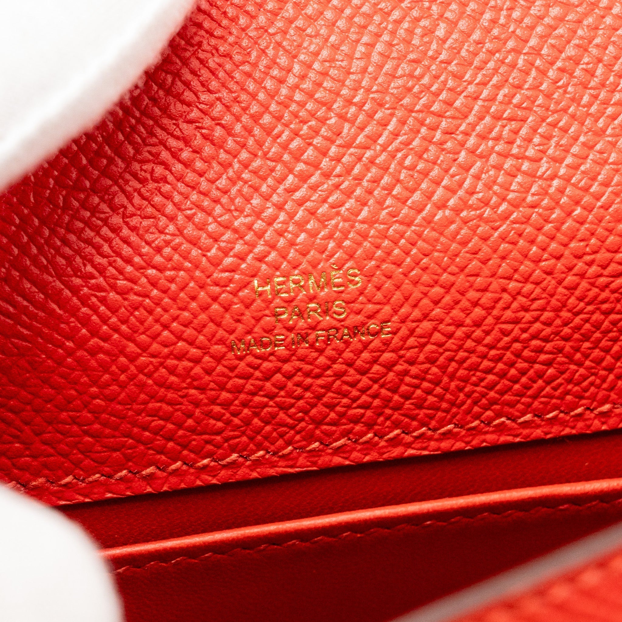 HERMES KELLY POCHETTE EPSOM Q5 ROUGE CASAQUE GHW