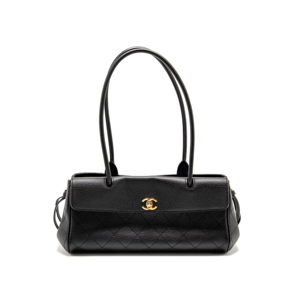 Chanel 26S Urban Essential East West Small Tote Grained Calfskin Black GHW (Microchip)