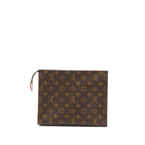 LOUIS VUITTON TOILETRY POCHETTE 26 MONOGRAM CANVAS GHW