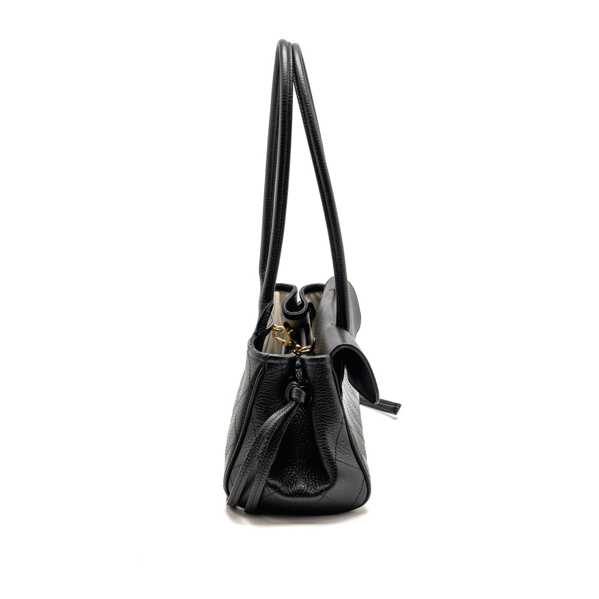 Chanel 26S Urban Essential East West Small Tote Grained Calfskin Black GHW (Microchip)