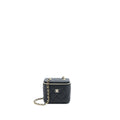 CHANEL MINI VANITY WITH CHAIN CAVIAR BLACK LGHW
