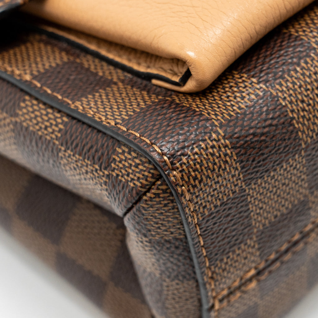 LOUIS VUITTON VAVIN PM DAMIER EBENE CANVAS BEIGE GHW