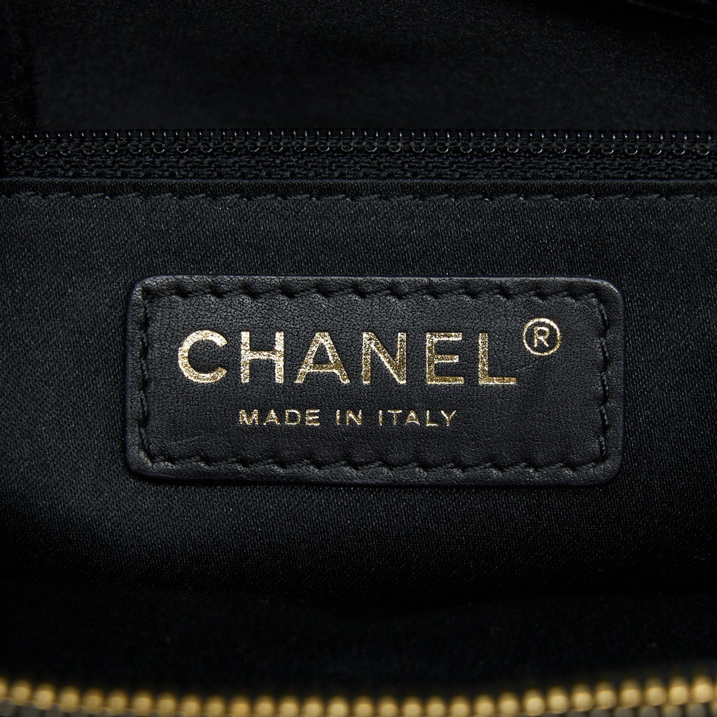 CHANEL GRAND SHOPPING TOTE BAG CAVIAR BLACK GHW