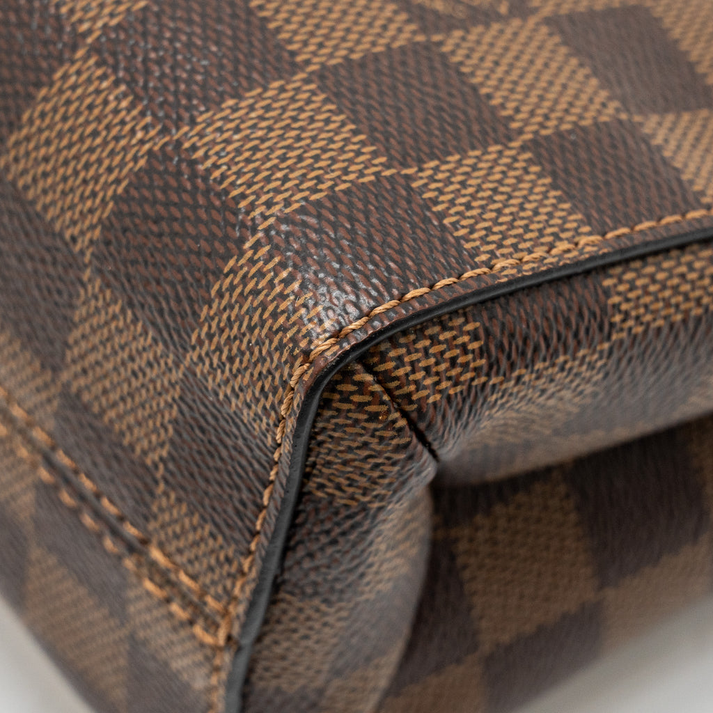 LOUIS VUITTON VAVIN PM DAMIER EBENE CANVAS BEIGE GHW