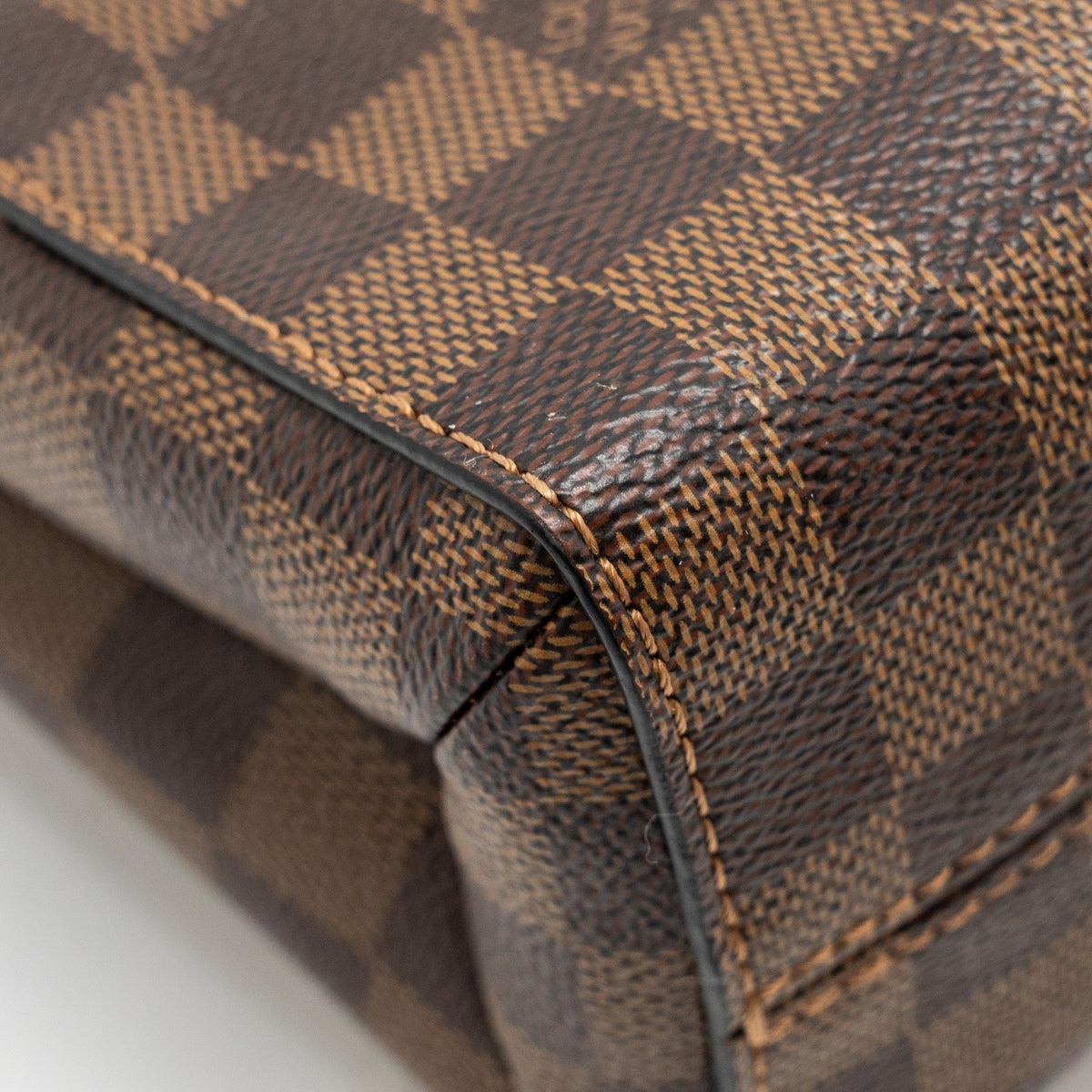 LOUIS VUITTON VAVIN PM DAMIER EBENE CANVAS BEIGE GHW