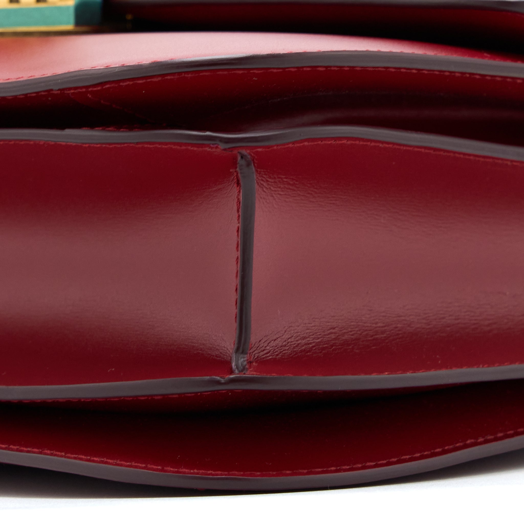 CELINE MEDIUM CLASSIC BOX BAG CALFSKIN RED GHW