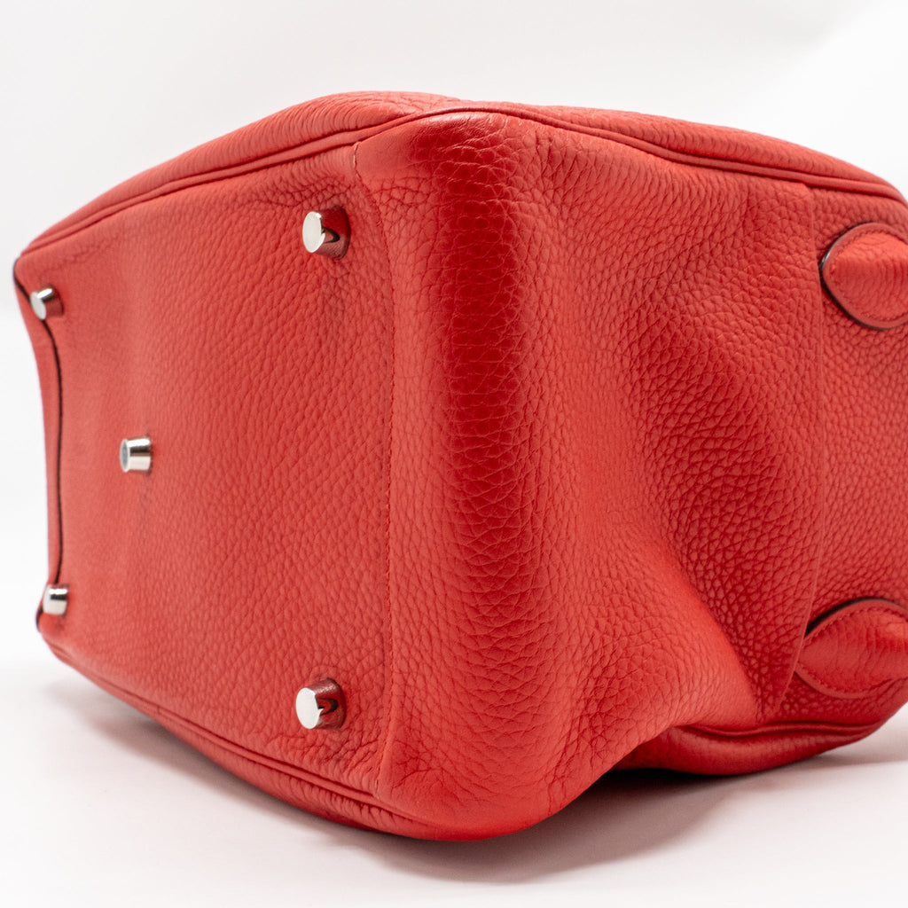 HERMES LINDY 30 CLEMENCE RED SHW