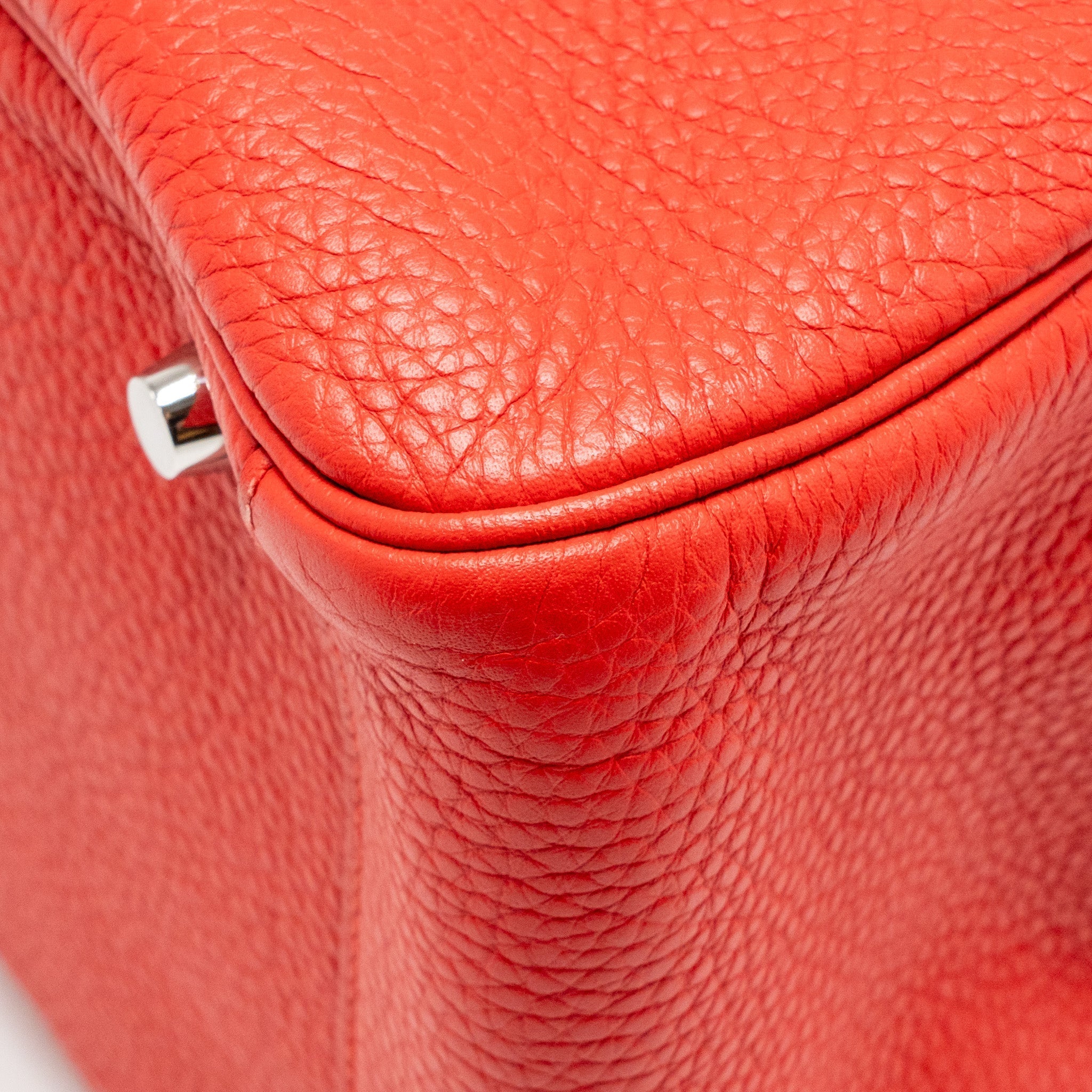 HERMES LINDY 30 CLEMENCE RED SHW