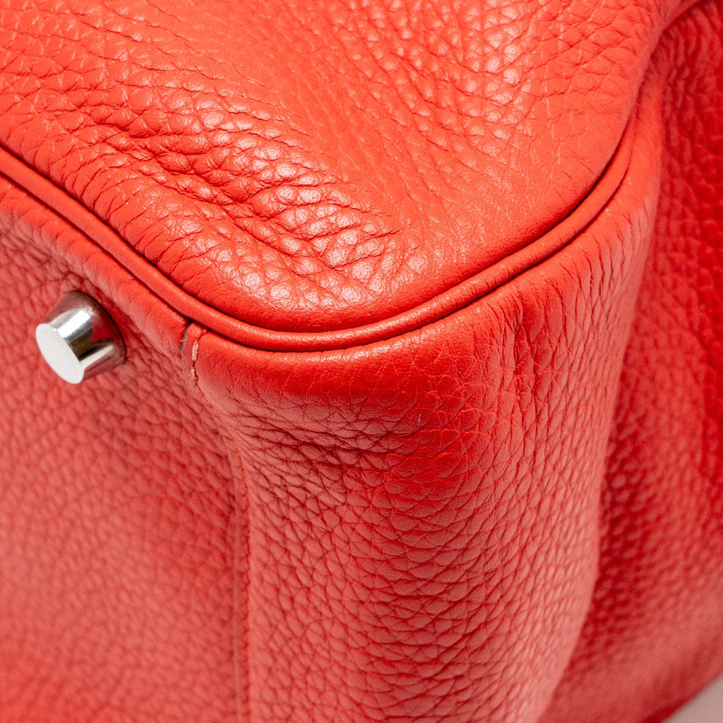 HERMES LINDY 30 CLEMENCE RED SHW