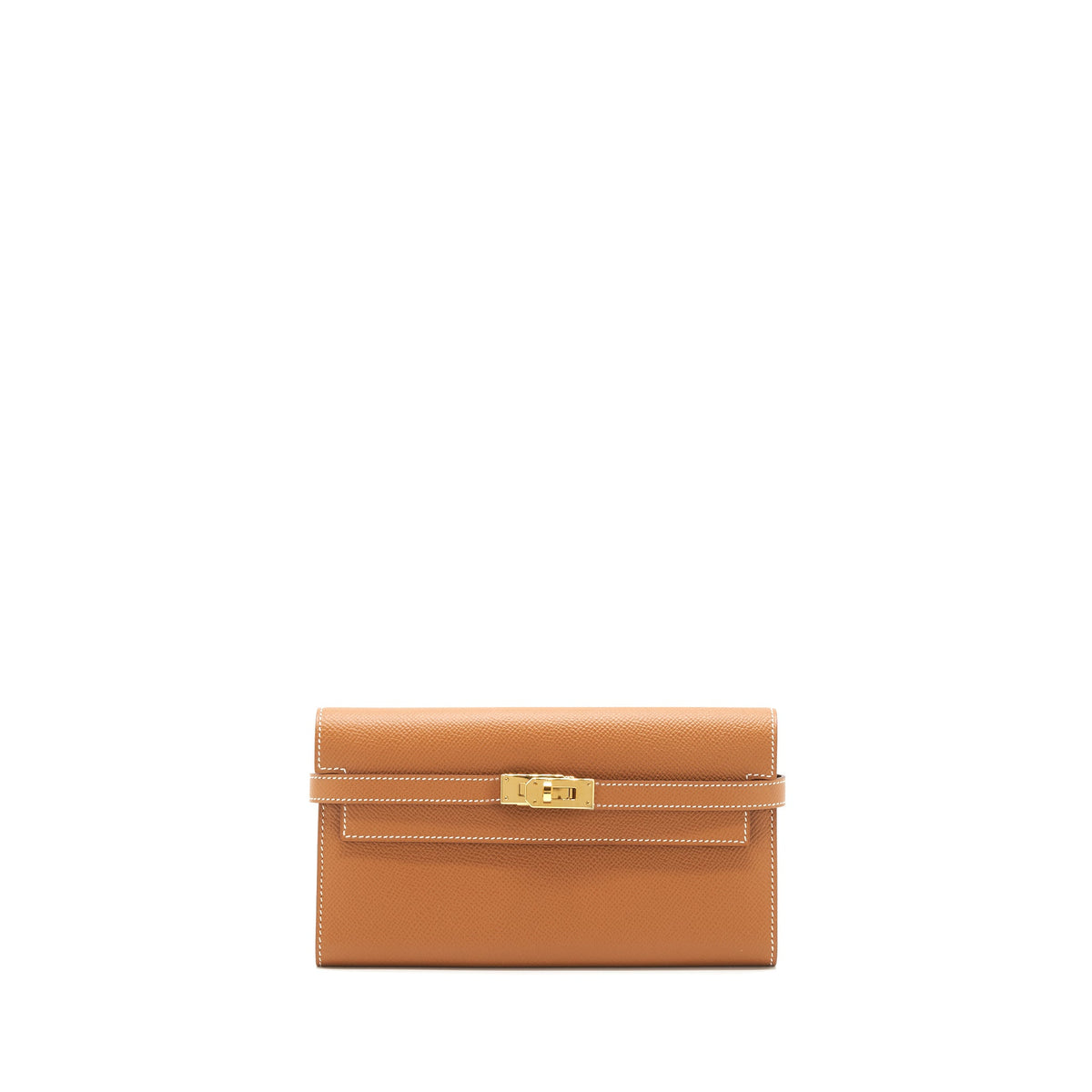 Hermes Kelly Long Wallet Gold GHW