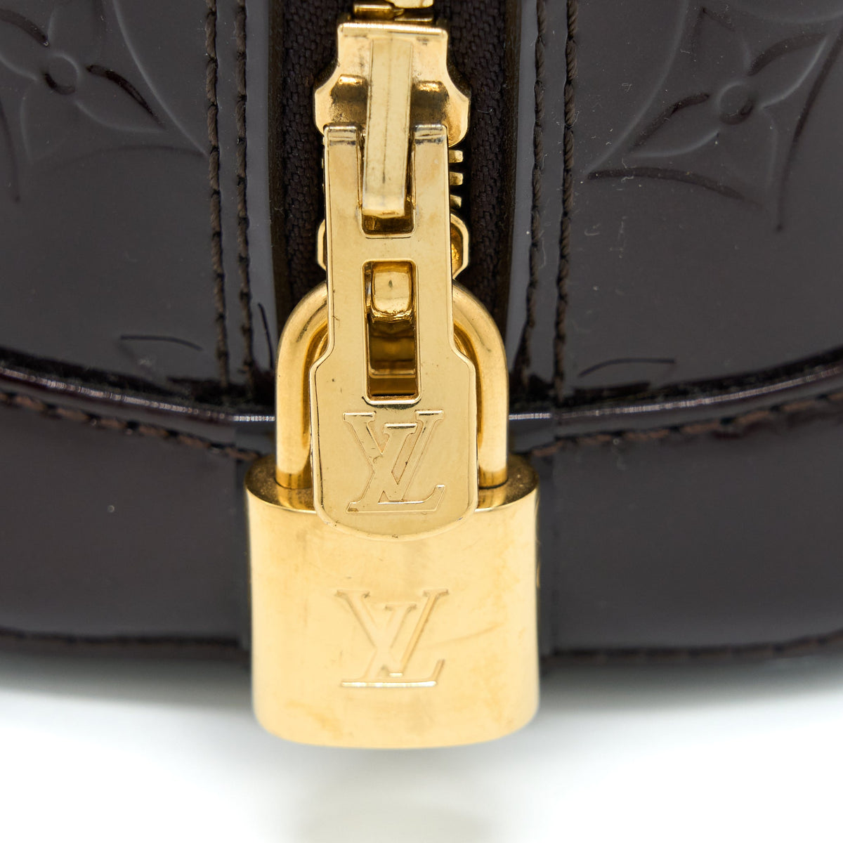 LOUIS VUITTON ALMA BB PATENT AMATANTE GHW