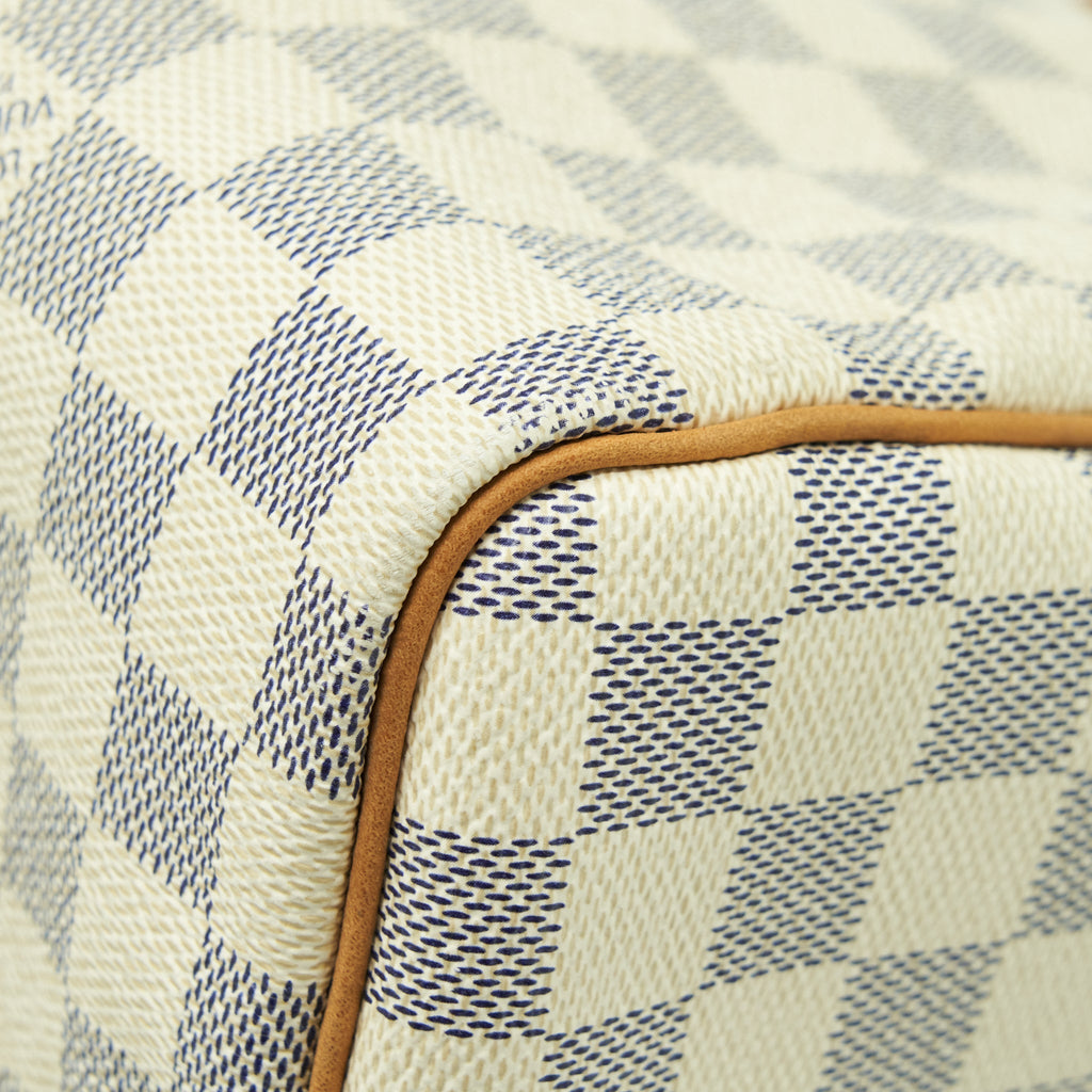 LOUIS VUITTON SPEEDY 30 DAMIER AZUR CANVAS GHW