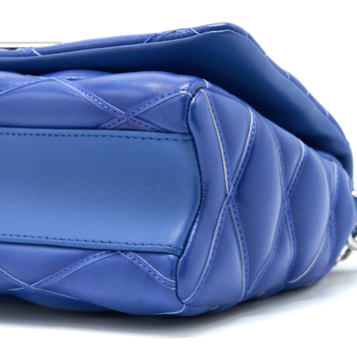 LOUIS VUITTON GO-14 MALLETAGE PM LAMBSKIN BLUE SHW