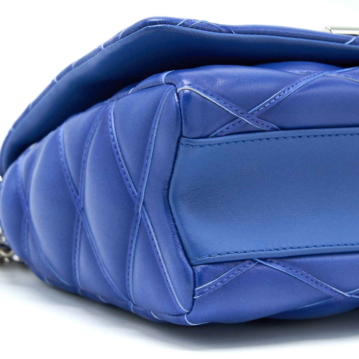 LOUIS VUITTON GO-14 MALLETAGE PM LAMBSKIN BLUE SHW
