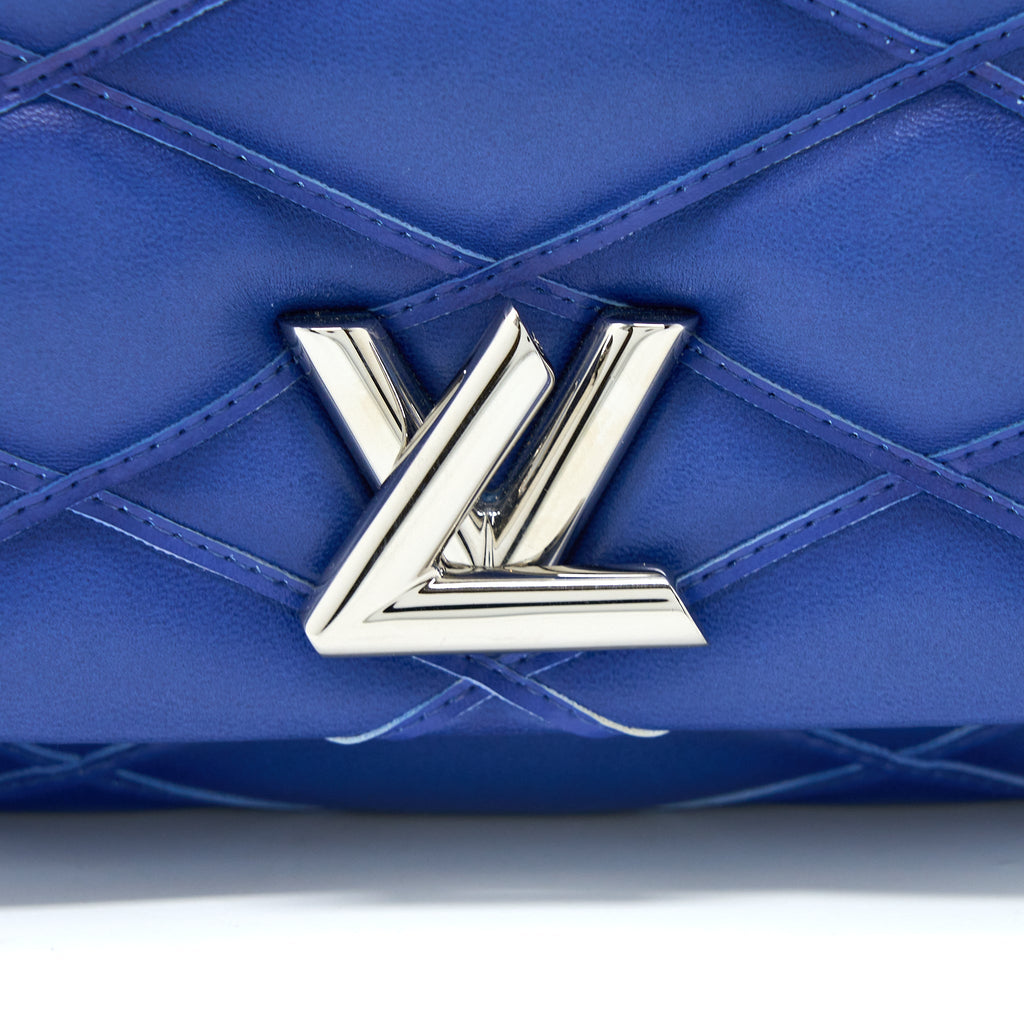 LOUIS VUITTON GO-14 MALLETAGE PM LAMBSKIN BLUE SHW