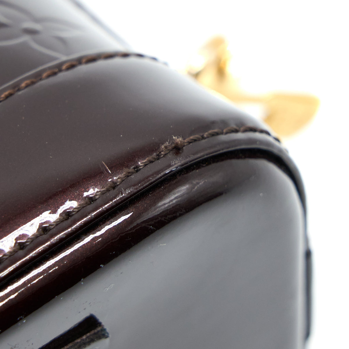 LOUIS VUITTON ALMA BB PATENT AMATANTE GHW