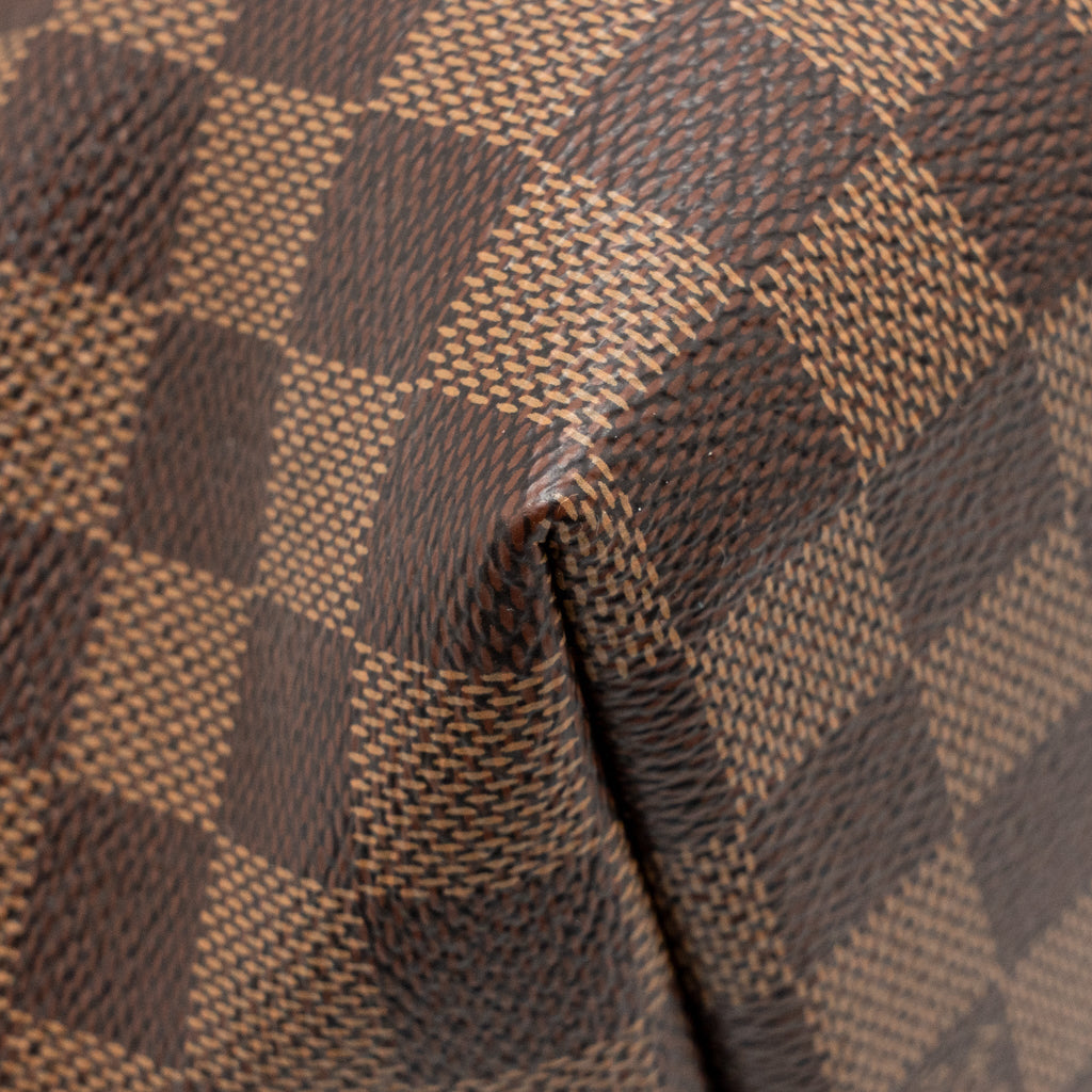 LOUIS VUITTON CLAPTON BACKPACK DAMIER EBENE CANVAS/LEATHER LIGHT PINK GHW