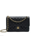 CHANEL CLASSIC JUMBO DOUBLE FLAP BAG BLACK CAVIAR GHW