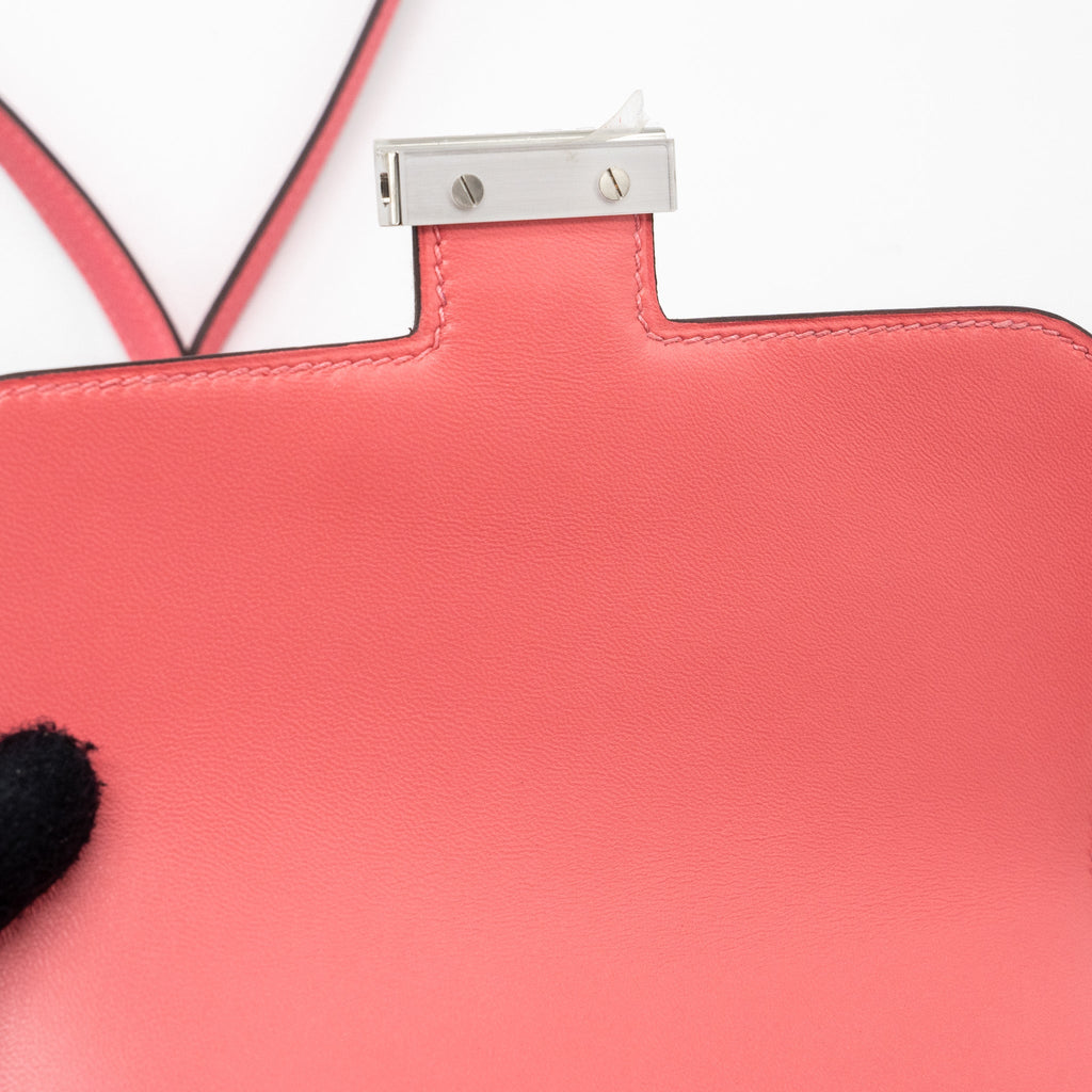 Hermes mini constance epsom rose azalee SHW