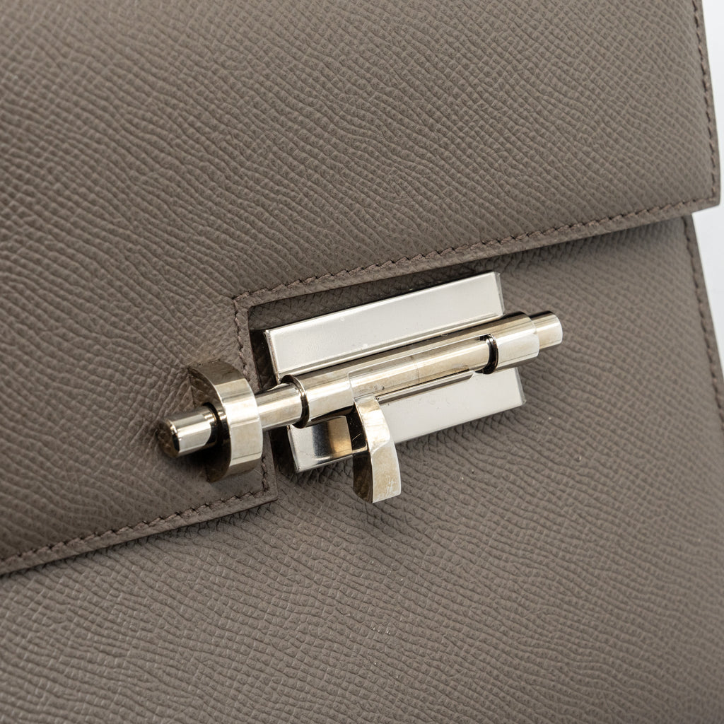 Hermes verrou 21 epsom gris etain SHW