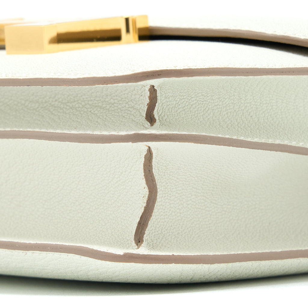 Hermes Mini Constance Chèvre Mysore Mushroom/Biscuit GHW (New Version)