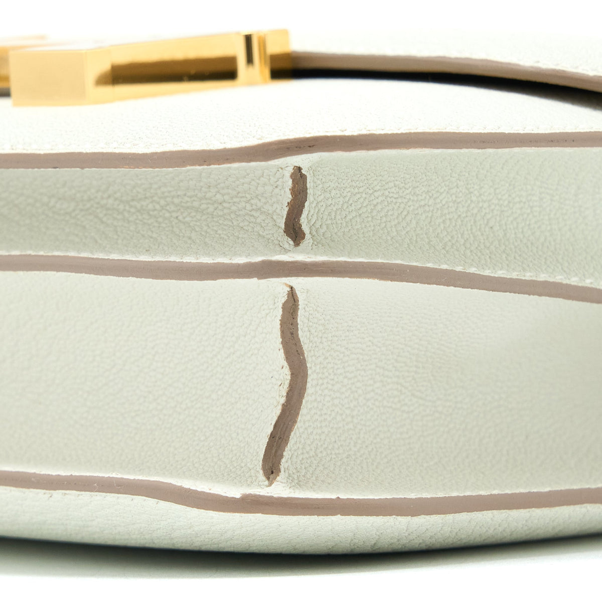 Hermes Mini Constance Chèvre Mysore Mushroom/Biscuit GHW (New Version)