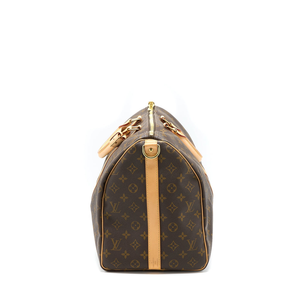 LOUIS VUITTON KEEPALL BANDOULIERE 50 MONOGRAM CANVAS GHW