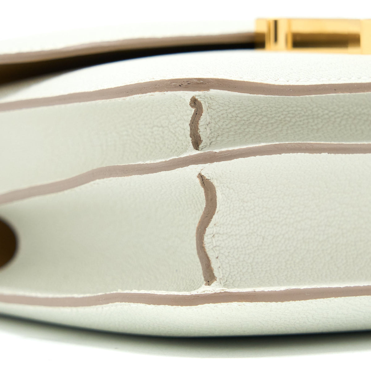 Hermes Mini Constance Chèvre Mysore Mushroom/Biscuit GHW (New Version)