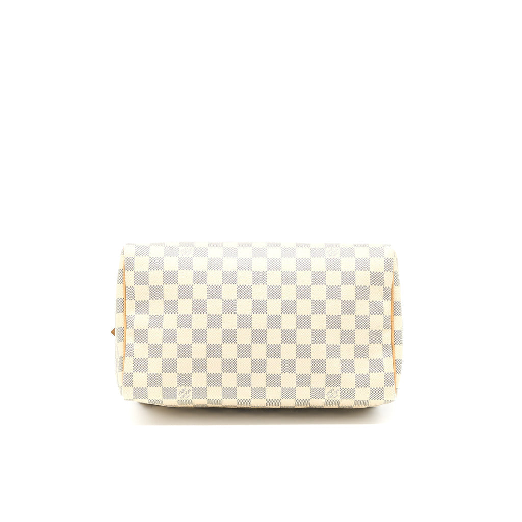 LOUIS VUITTON SPEEDY 30 DAMIER AZUR CANVAS GHW