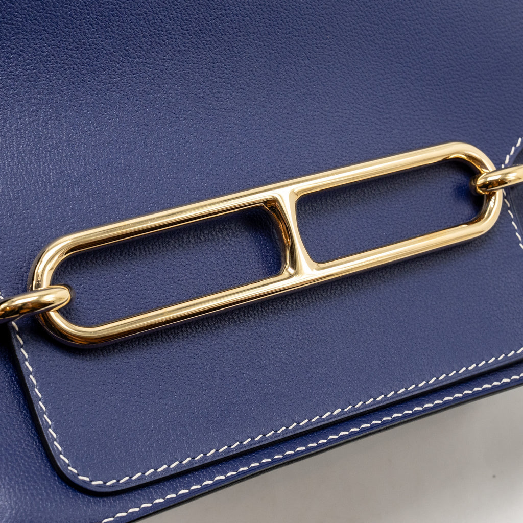 HERMES ROULIS 23 ALLEGRETTO BLUE ENCRE LGHW