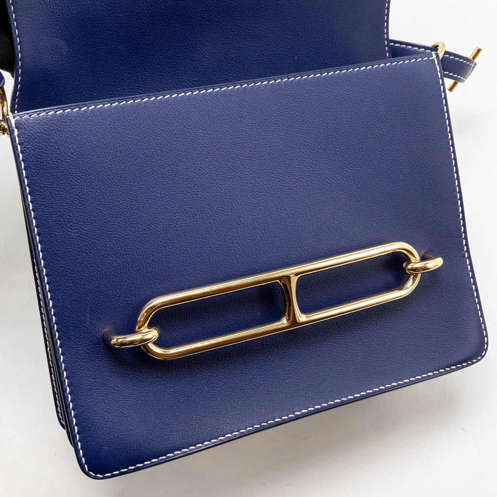 HERMES ROULIS 23 ALLEGRETTO BLUE ENCRE LGHW