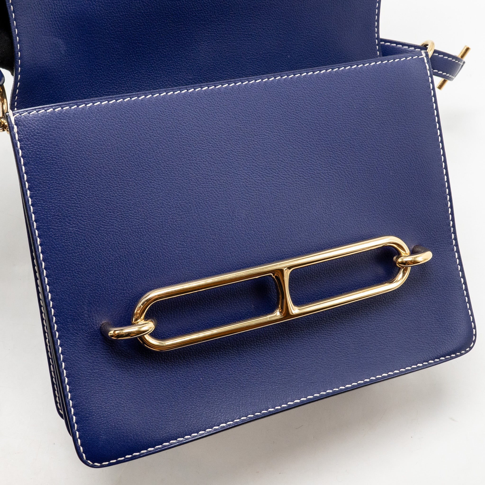 HERMES ROULIS 23 ALLEGRETTO BLUE ENCRE LGHW