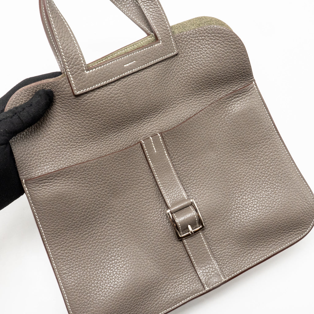 HERMES HALZAN 31 CLEMENCE GRIS ETAIN SHW