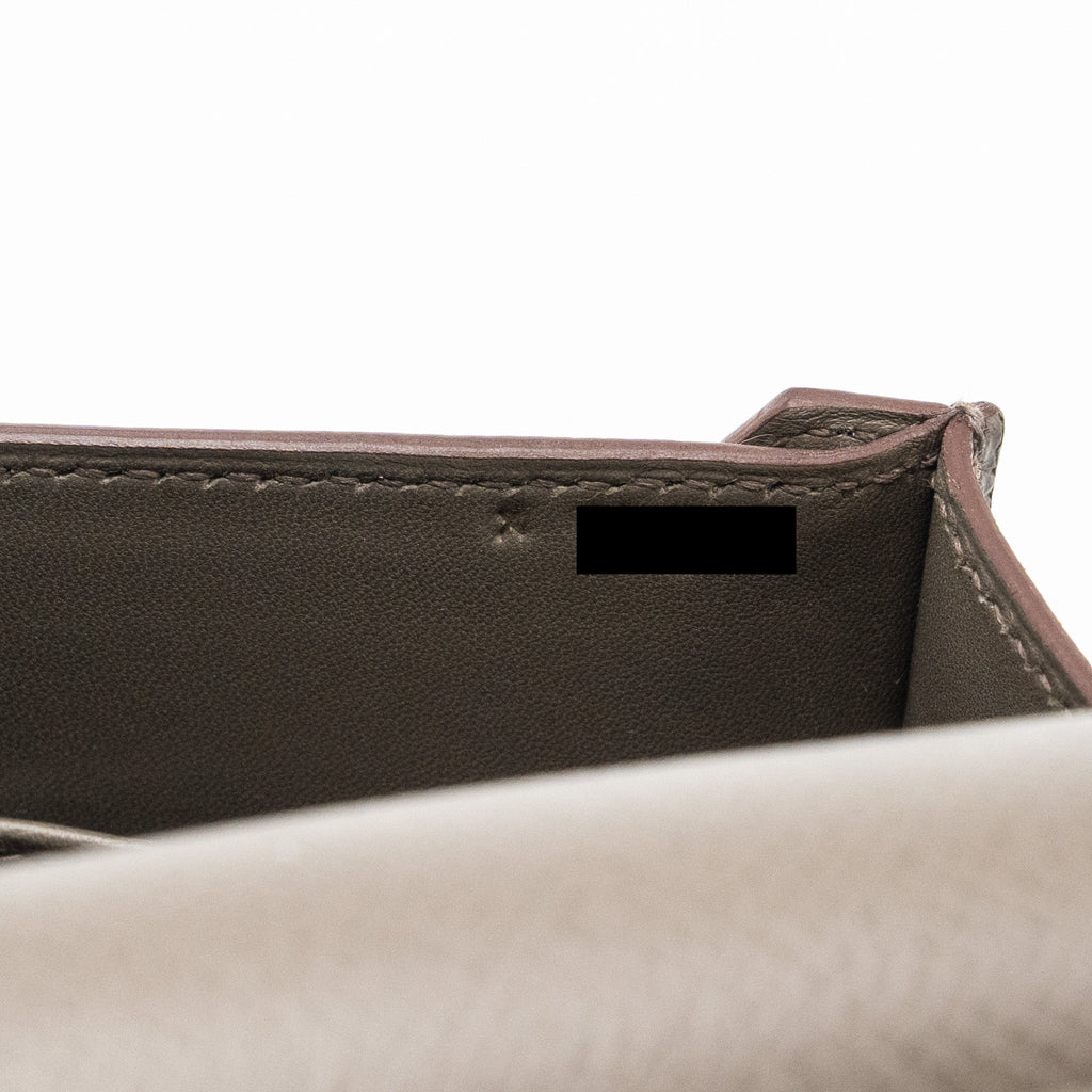 Hermes verrou 21 epsom gris etain SHW