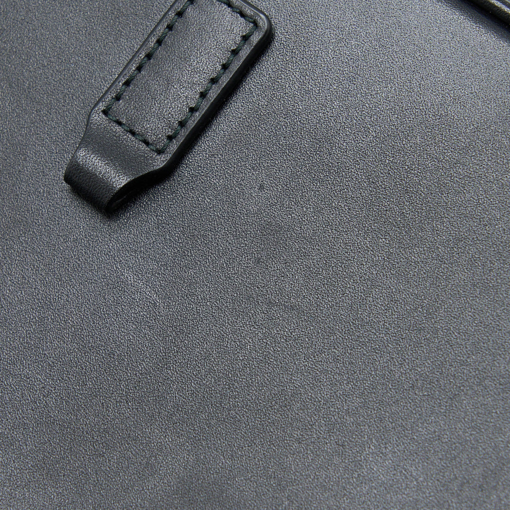 SAINT LAURENT LE 5 A 7 SMOOTH CALFSKIN BLACK BRUSHED GHW