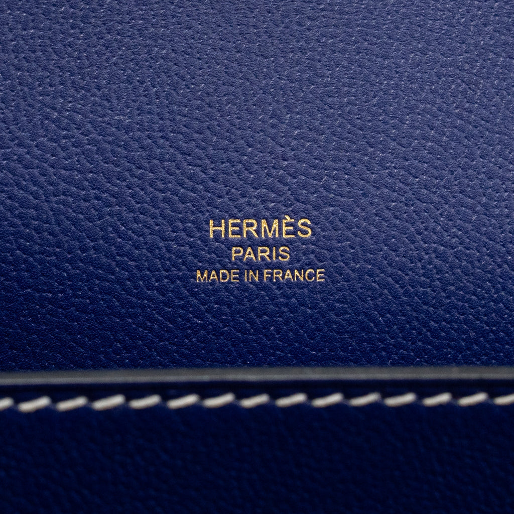 HERMES ROULIS 23 ALLEGRETTO BLUE ENCRE LGHW