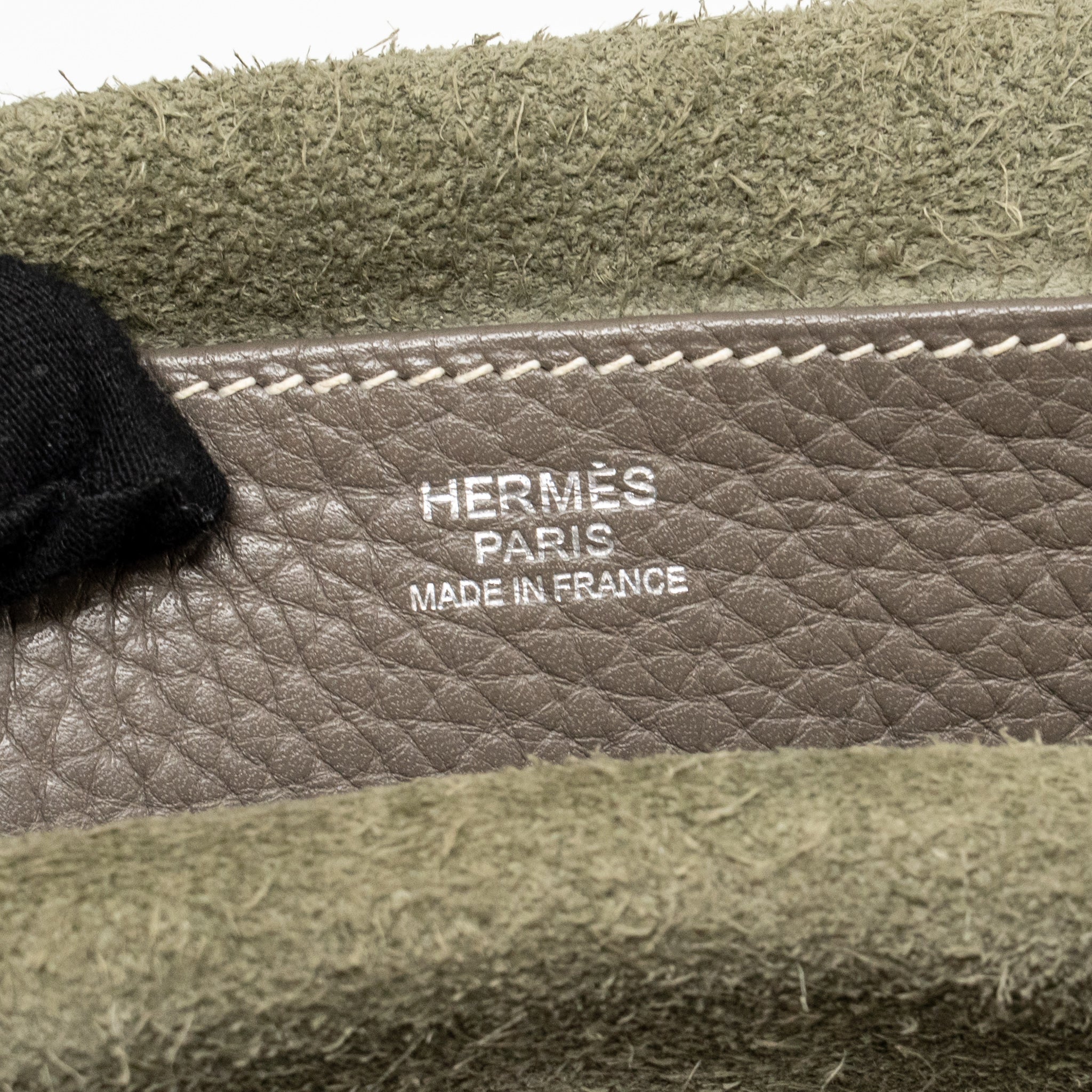 HERMES HALZAN 31 CLEMENCE GRIS ETAIN SHW