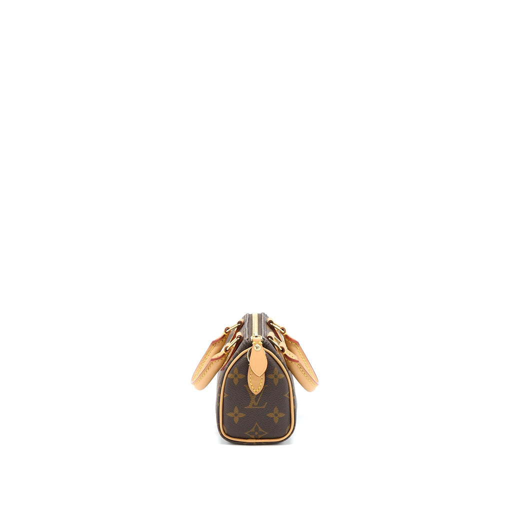 LOUIS VUITTON NANO SPEEDY MONOGRAM CANVAS GHW (NEW VERSION)