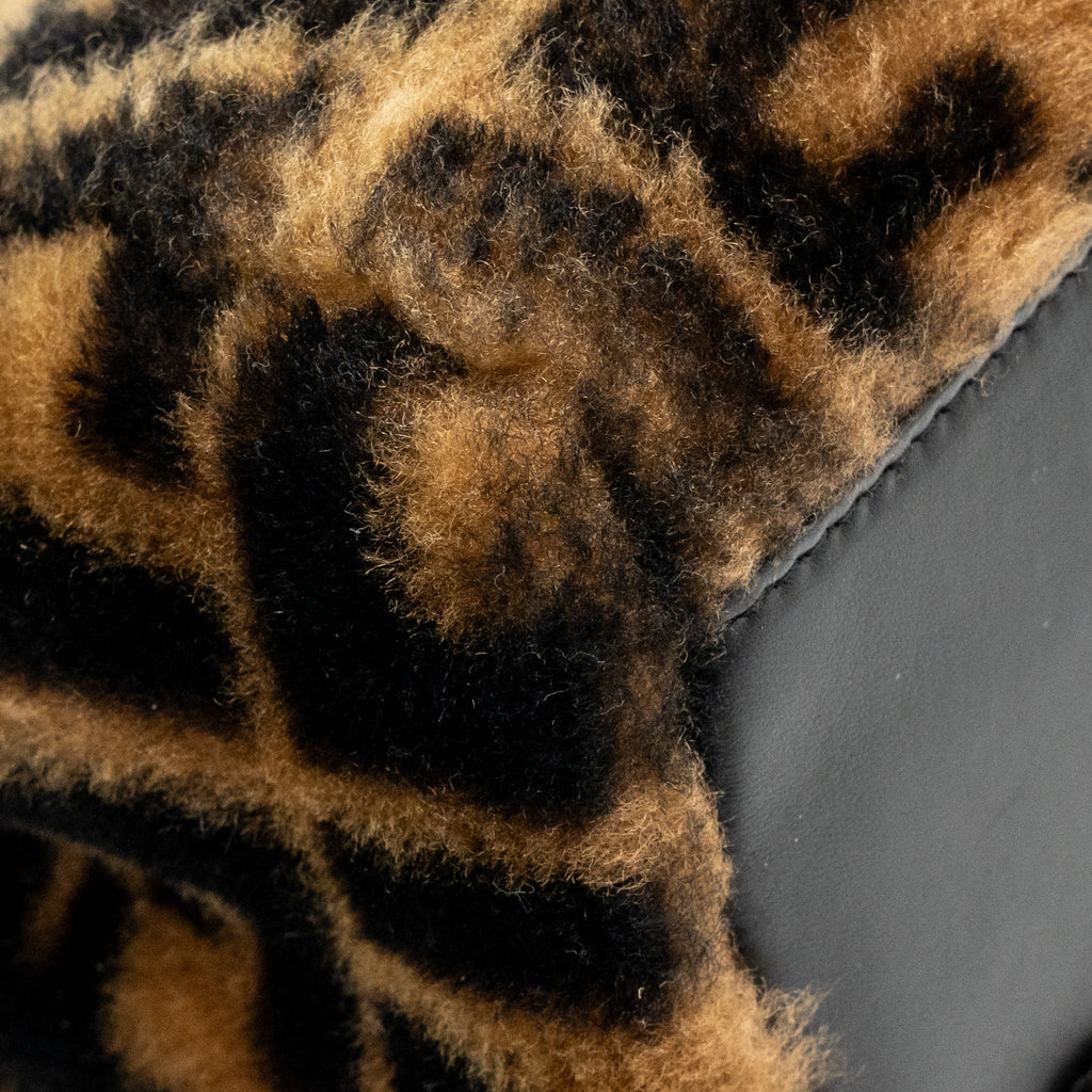 Fendi Mini Peekaboo Lambskin/Shearling Tabacco/Black GHW