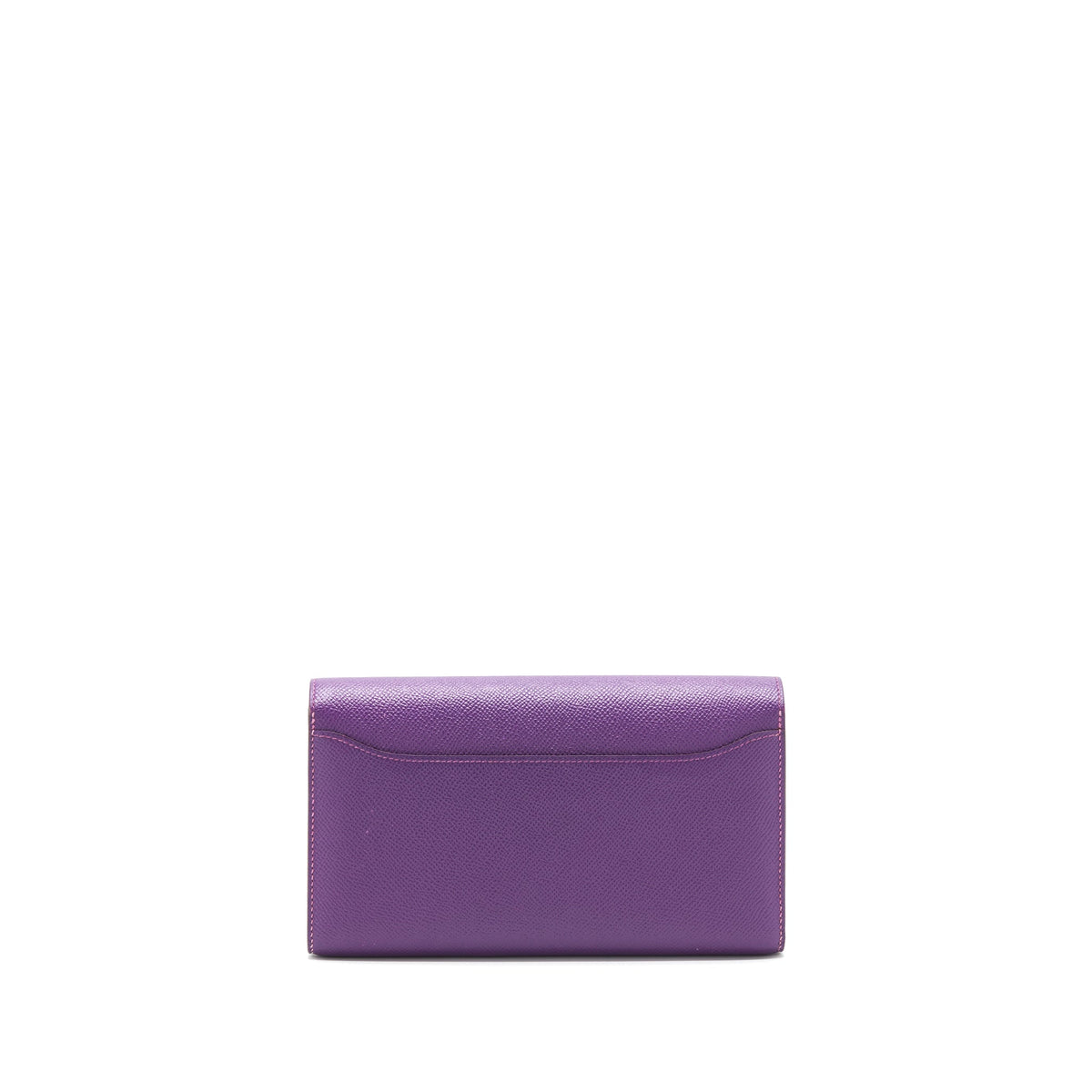 Hermes Constance Wallet Epsom Purple SHW with an ext