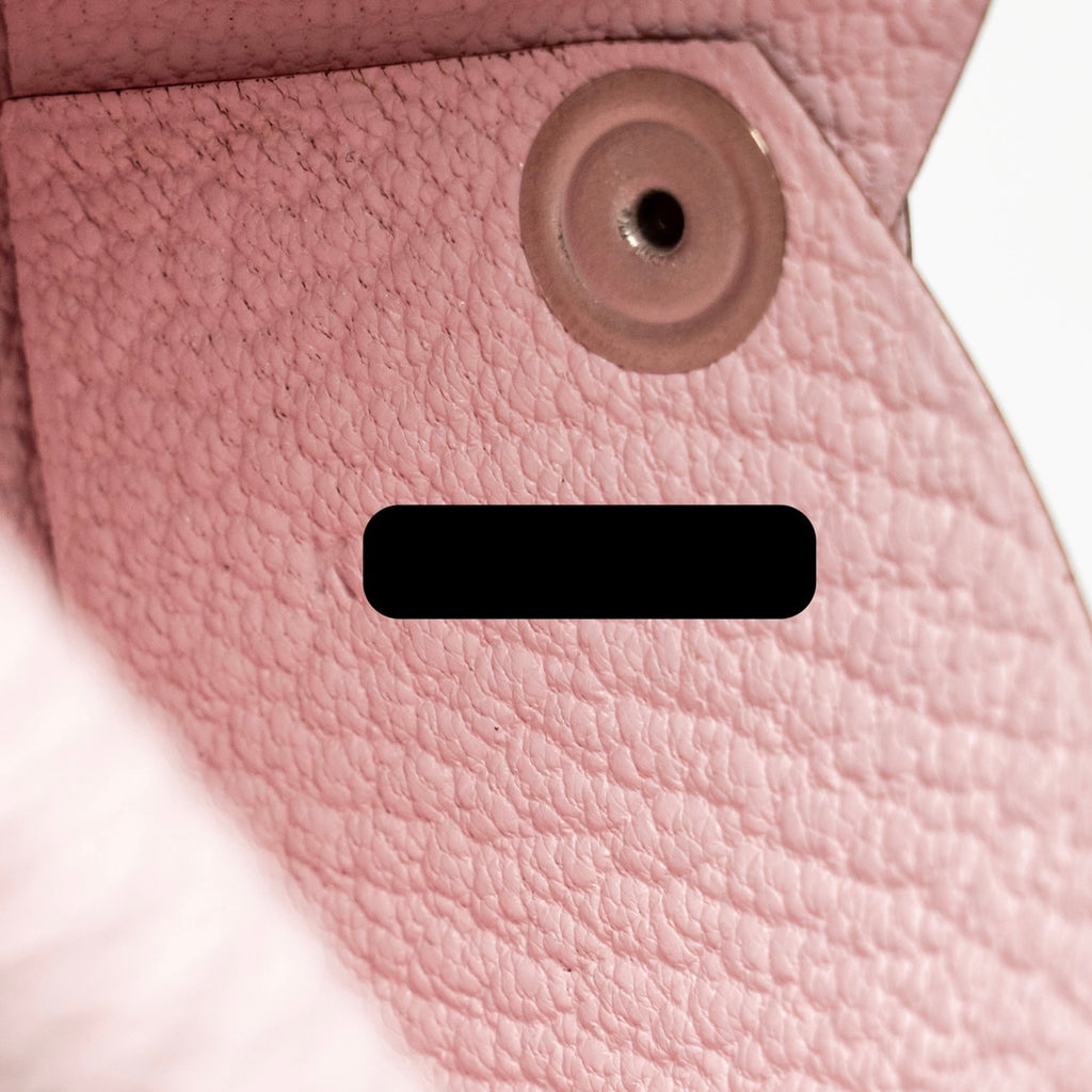 HERMES CALVI CARD HOLDER CHEVRE MYSORE ROSE DARLING SHW