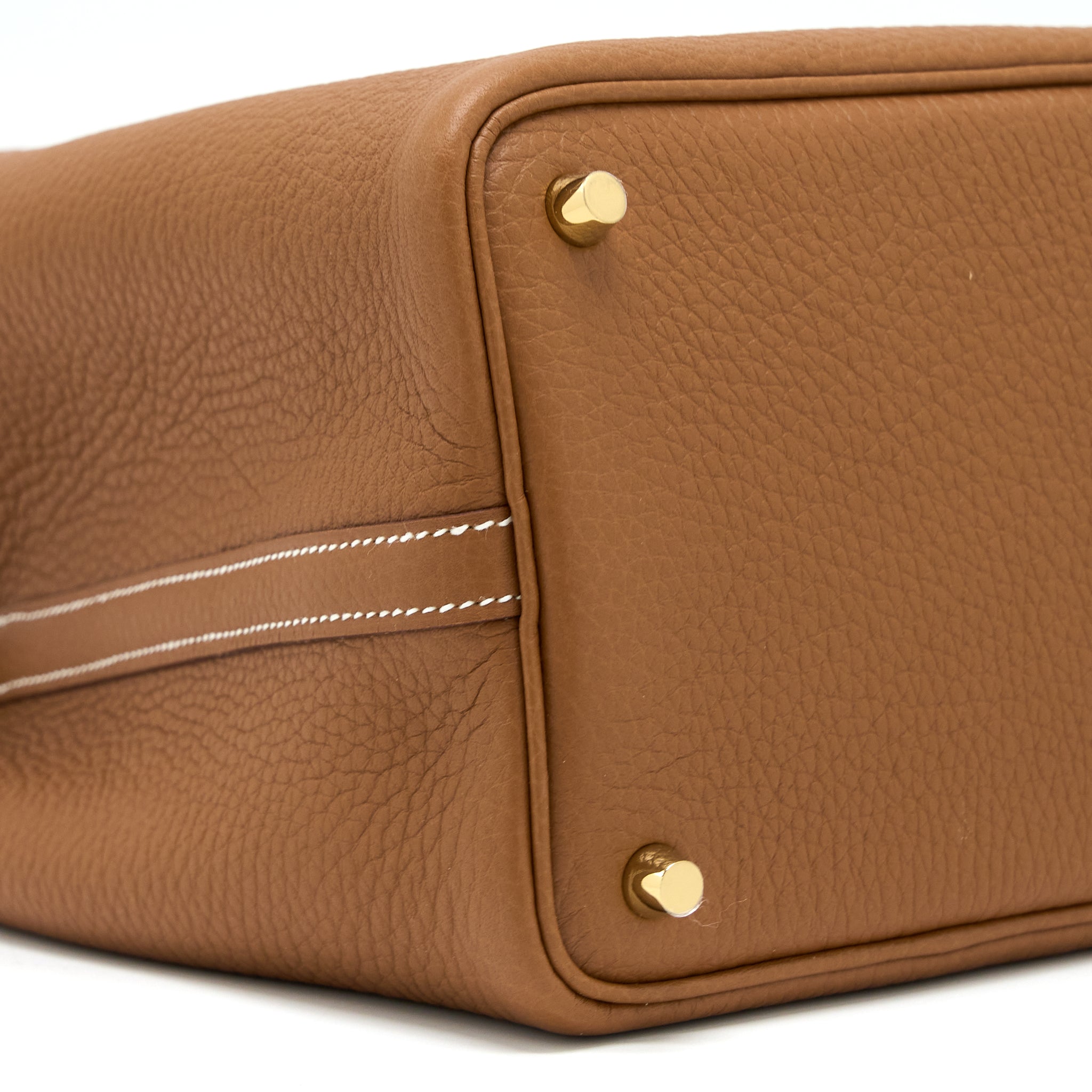 HERMES PICOTIN 18 LOCK BAG CLEMENCE GOLD GHW
