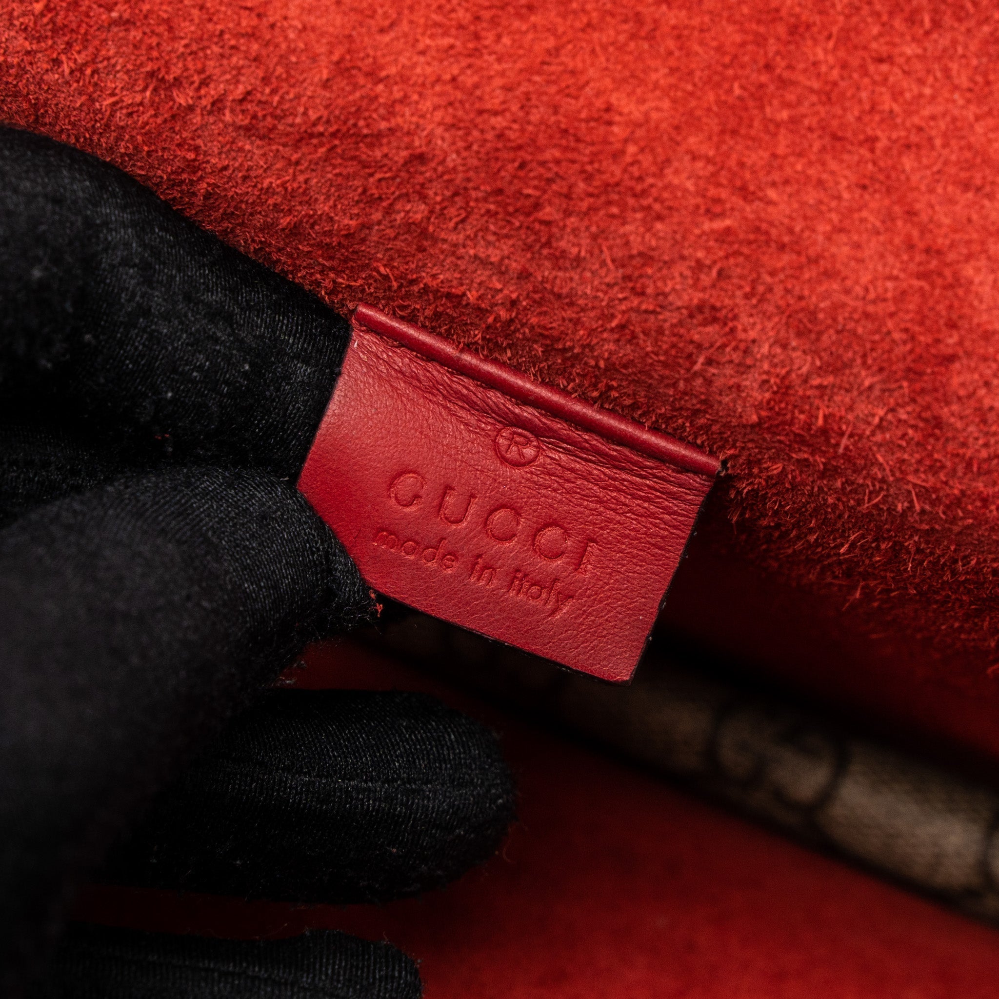GUCCI DIONYSUS SHOULDER BAG GG SUPREME CANVAS/SUEDE SHW