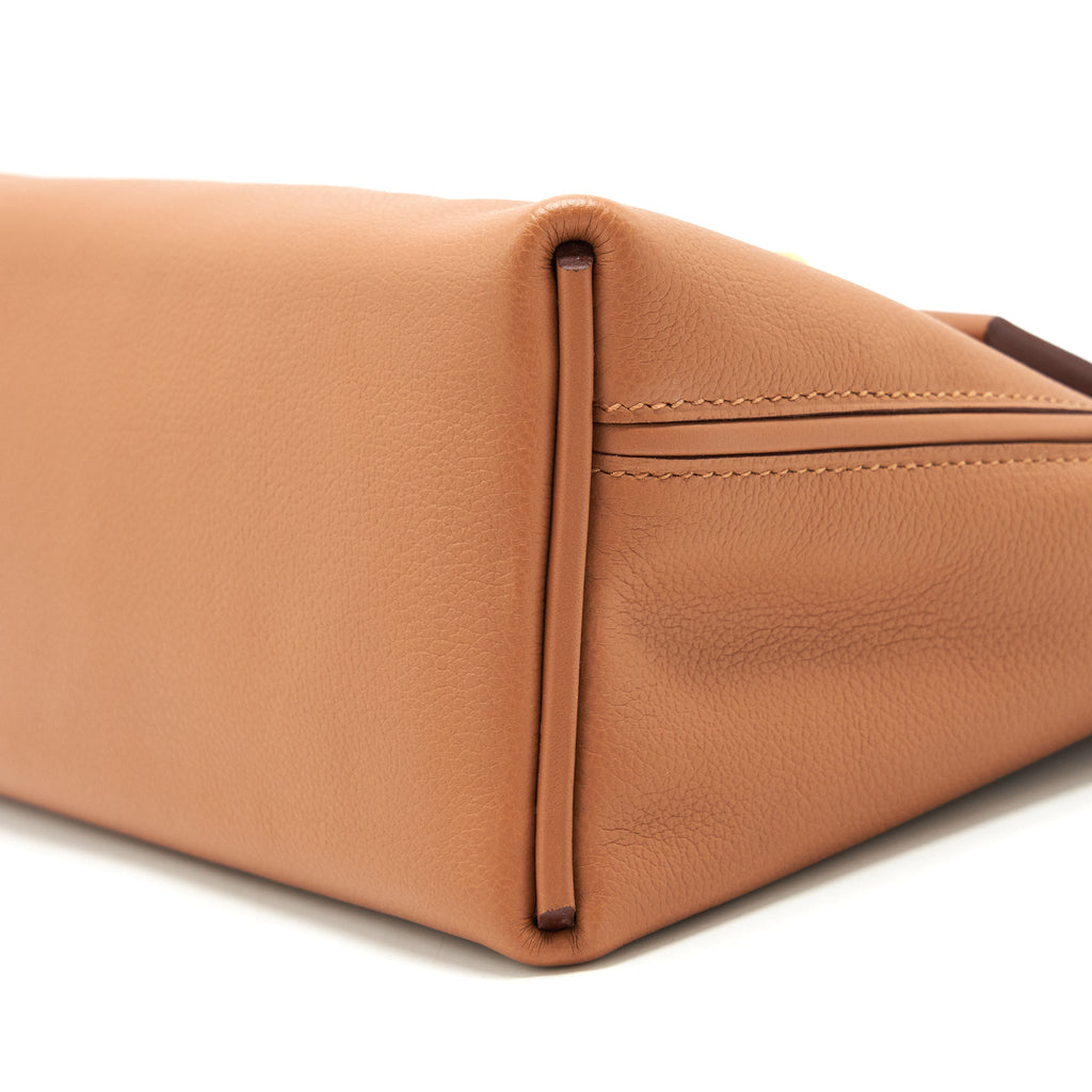 Hermes mini 24/24 -21 Bag Evercolour and Swift leather Gold GHW