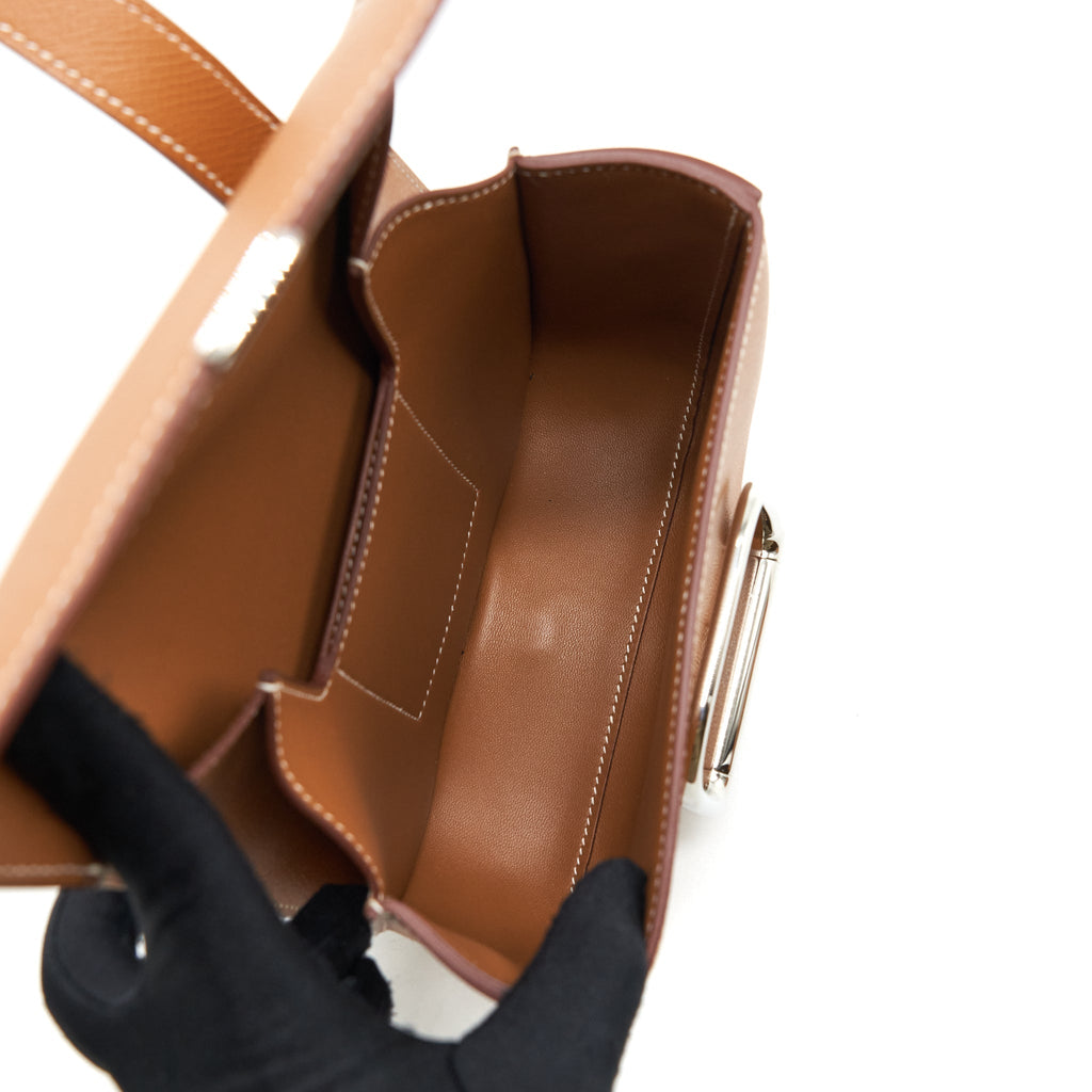 HERMES DELLA CAVALLERIA MINI BAG EPSOM GOLD SHW