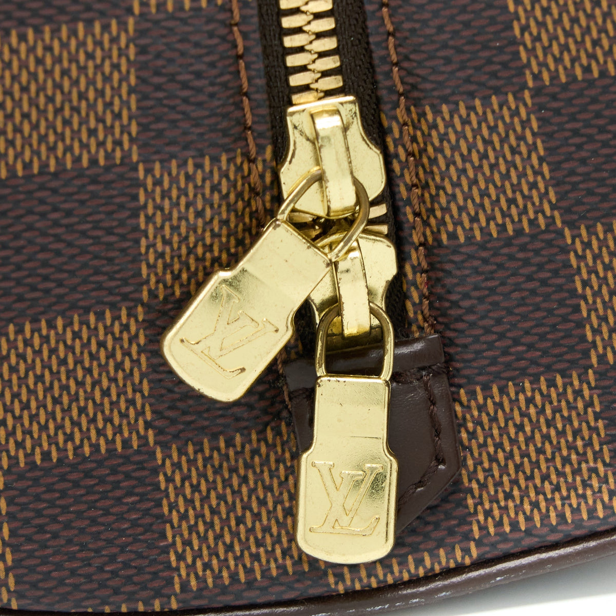 LOUIS VUITTON MINI RIBERA BAG DAMIER EBENE CANVAS GHW