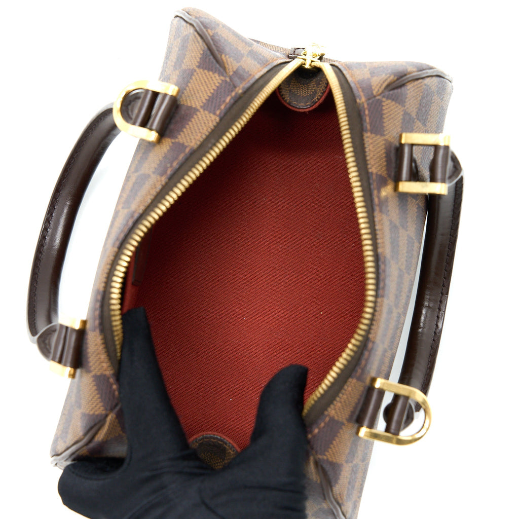 LOUIS VUITTON MINI RIBERA BAG DAMIER EBENE CANVAS GHW