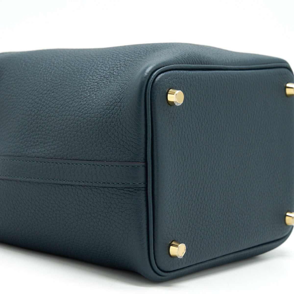 Hermes picotin 18 Lock Bag Vert Cypres GHW with an extra twilly
