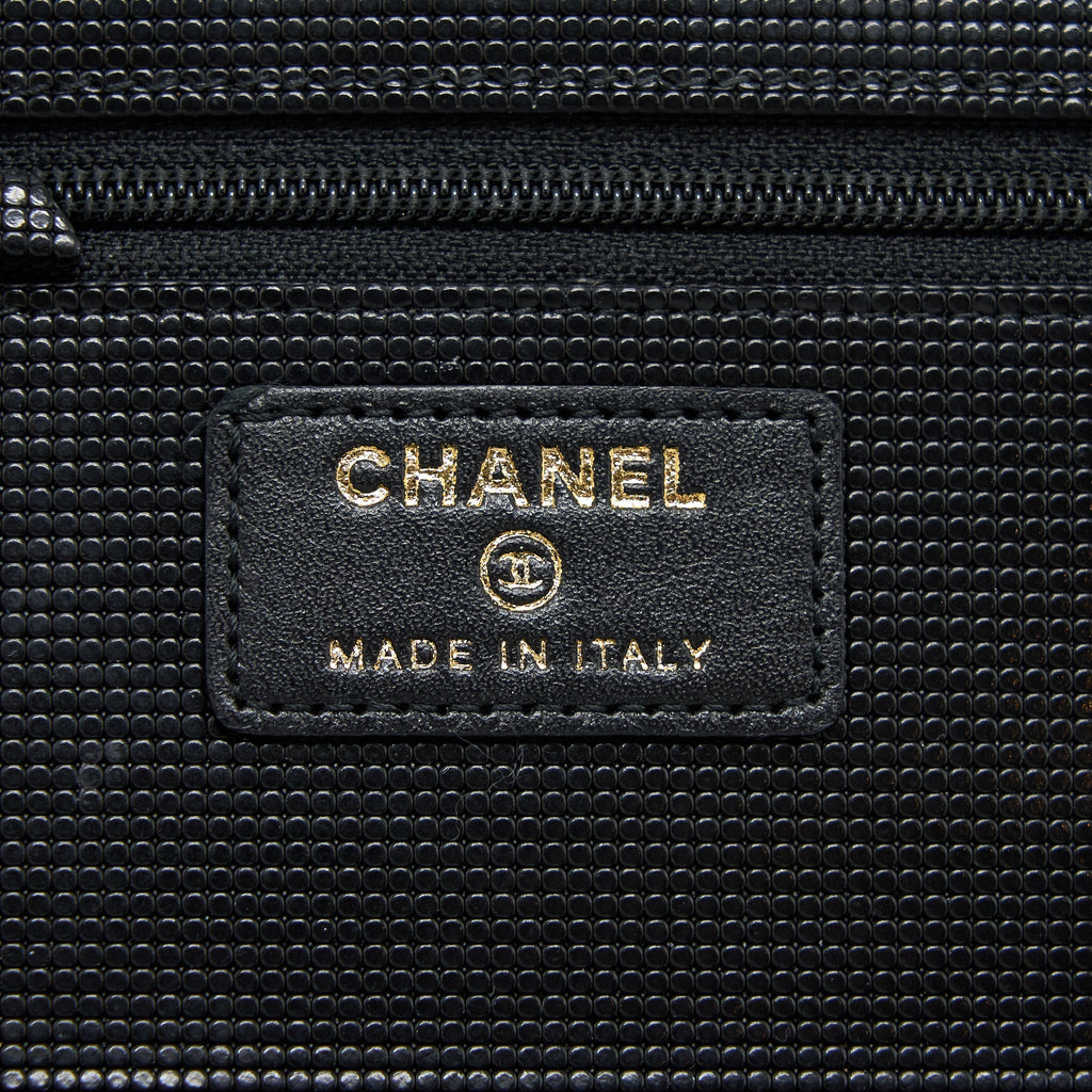 CHANEL LIMITED WALLET ON CHAIN CALFSKIN BLACK GHW